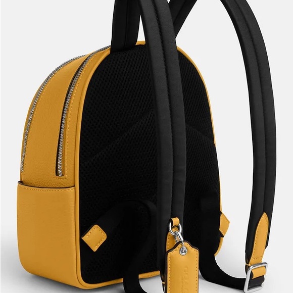 Coach Silver/Honeycomb Mini Court Backpack #CR284 - Picture 2 of 6